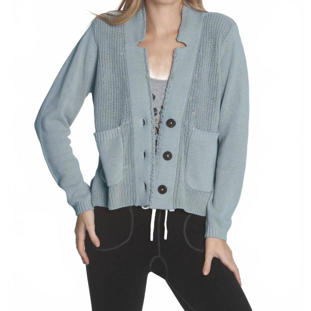 NEW LABEL+THREAD women's natalie blazer in slate